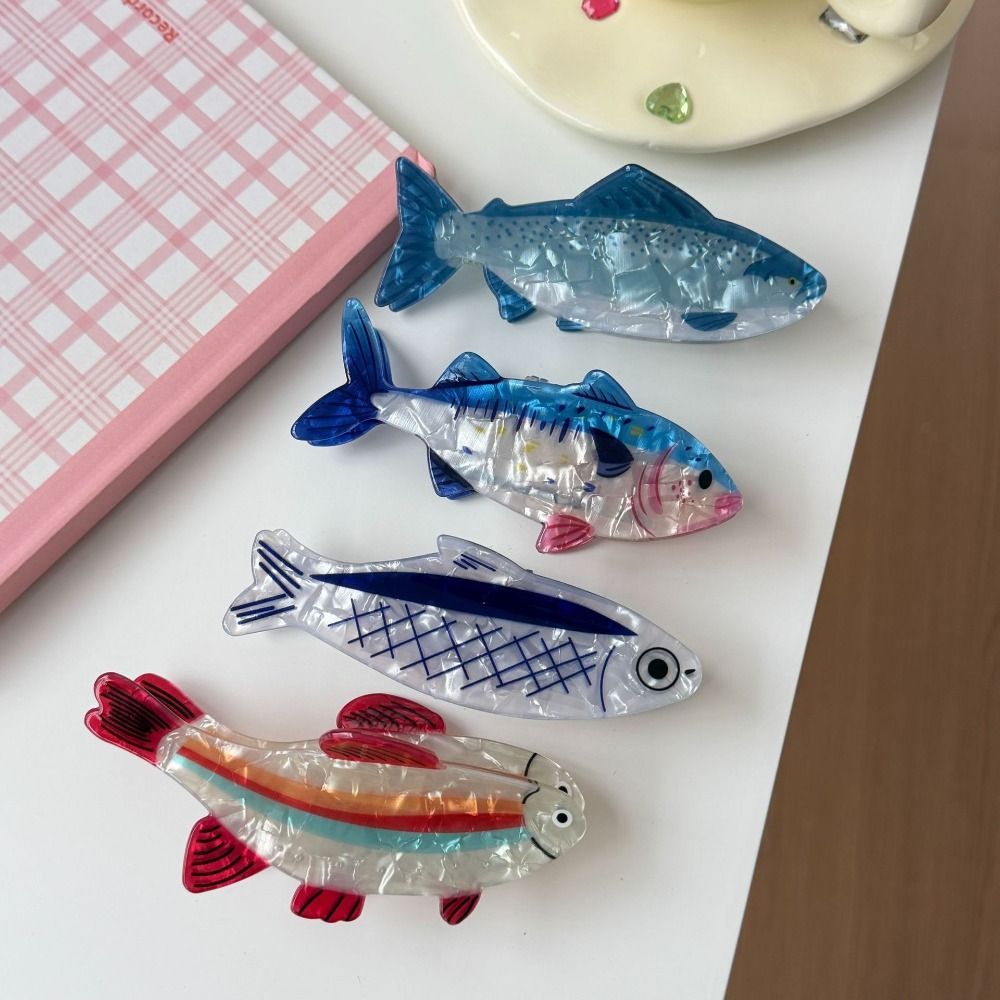 Hairpin Ocean Animal Hair Claw - đánh giá và giá Korean Girls Lifestyle