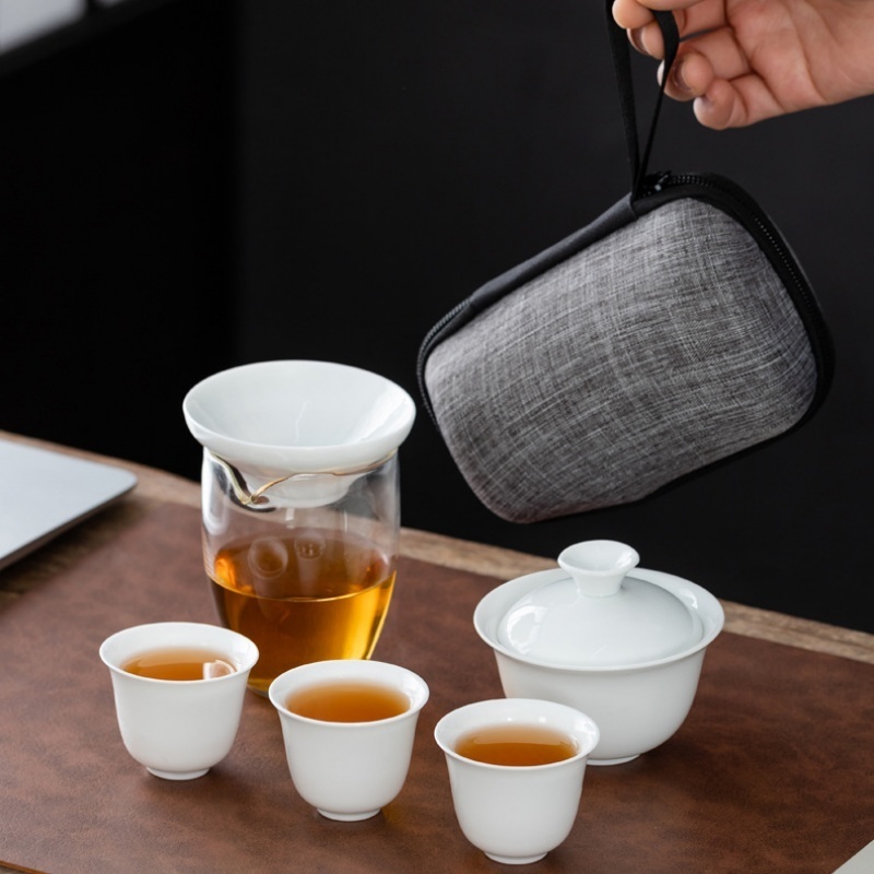 Portable Chinese Kung Fu Tea S - đánh giá và giá Korean Tea Set