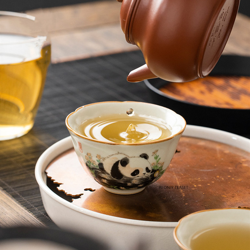 1 Pc Chinese Tradition Ru Kiln - đánh giá và giá Korean Tea Set